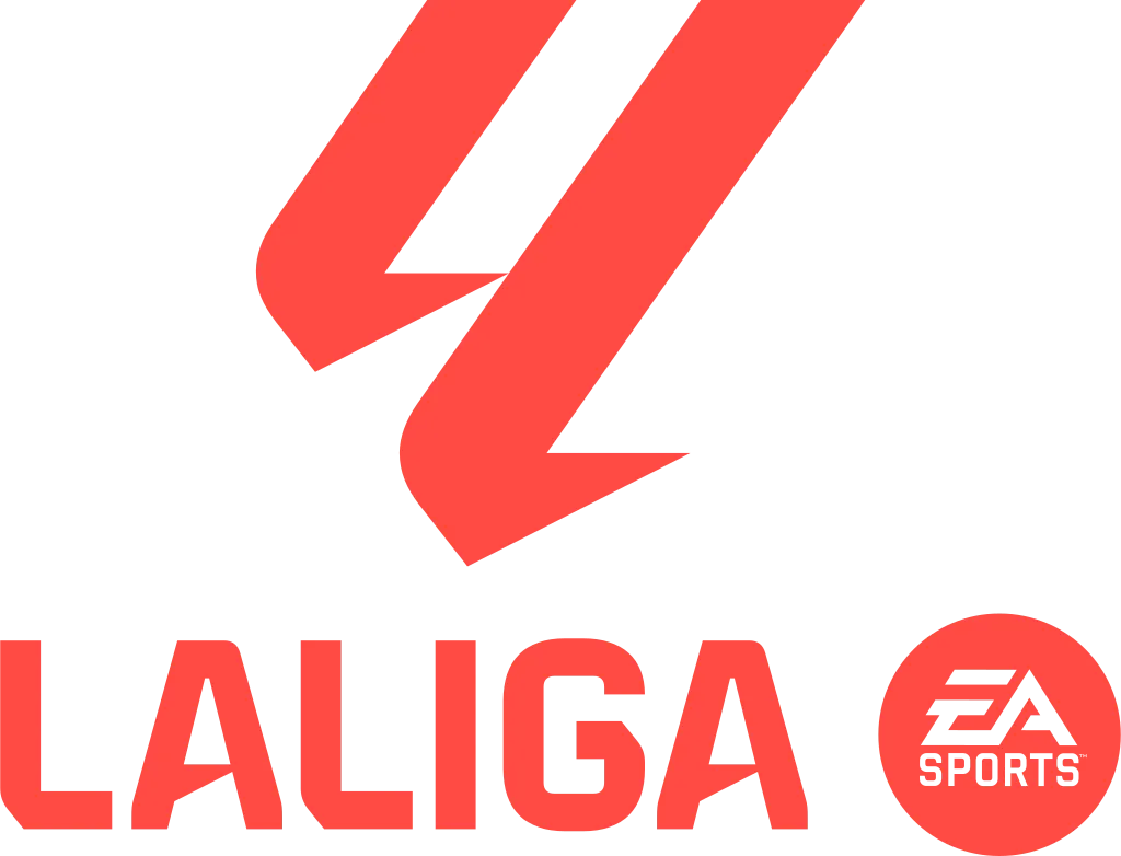 LaLiga logo on the worldwide football strip