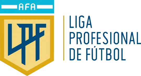 Argentine Liga Profesional logo on the worldwide football strip
