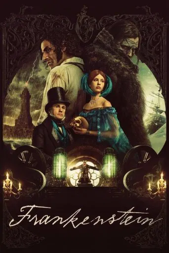 Gothic period film poster showing a man and a woman in old-fashioned dress
