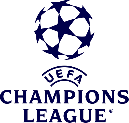 Champions League logo on the worldwide football strip of UK IPTV